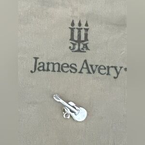 James Avery Retired Guitar charm sterling silver 925